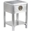 Image de Vidaxl Table De Coin Avec 1 Tiroir Vintage Style D'Aviation