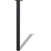 Image de vidaXL 4 pieds de table réglables en hauteur noir 870 mm