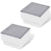 Image de vidaXL 2 x LED encastrées dans le sol 100 x 100 x 68 mm