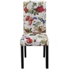 Image de vidaXL Chaises de salle à manger 2 pcs. Tissu multicolore