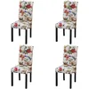 Image de Vidaxl - Chaises À Manger Lot De 4 Multicolore Tissu