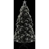 Image de vidaXL Sapin de Noël artificiel avec support/LED 210 cm Fibre optique