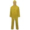 Image de vidaXL Combinaison de pluie 2 pièces Imperméable Résistant Capuche Jaune XL