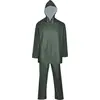 Image de vidaXL Combinaison de pluie 2 pièces Imperméable Résistant Capuche Vert XL