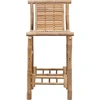 Image de vidaXL Tabouret de bar 2 pcs. Bambou