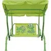 Image de vidaXL Balançoire hollywoodienne pour enfants Vert