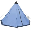 Image de vidaXL Tente pour 4 personnes bleue