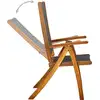 Image de vidaXL Ensemble de jardin 7 pièces en bois massif d'acacia