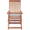 Image de vidaXL Chaises de jardin 2 pcs. Pliable acacia massif marron