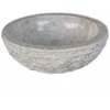 Image de vidaXL Lavabo en marbre 40 cm crème