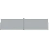 Image de vidaXL Marquise latérale extensible 160x600 cm Gris