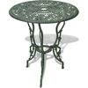 Image de vidaXL Ensemble Bistro 3 pièces fonte d'aluminium vert