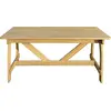 Image de vidaXL Table de jardin 150 x 74 x 75 cm Bois de pin imprégné