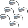 Image de vidaXL Encastrés muraux à LED pour escaliers 6 pcs 44x111x56 mm