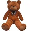 Image de vidaXL Ours en peluche peluche brun 170 cm