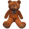 Image de vidaXL Ours en peluche peluche brun 242 cm