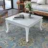Image de Table Basse 80x80x42 Cm Blanc Brillant Vidaxl