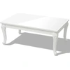 Image de vidaXL Table basse 100x60x42 cm blanc brillant