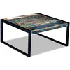 Image de vidaXL Table basse en vieux bois massif 80x80x40 cm