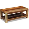 Image de vidaXL Table basse en vieux bois massif 90x45x35 cm