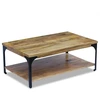 Image de vidaXL Table basse en bois de manguier 100x60x38 cm