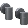 Image de vidaXL Lampes murales extérieures 2 pcs. Acier inoxydable Rayonnement descendant