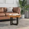 Image de vidaXL Table basse en résine de teck 60 cm