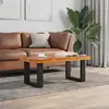 Image de Table basse en résine de teck 100x50 cm