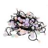 Image de Guirlande Led Cherry Multicolore 120 Led, 3 Tailles D'ampoules, 14m, Extérieur - Lumineo