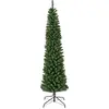 Image de Kaemingk 680062 Arbre de Noël Pencil Pine, Arbre élancé, Soft aiguille PVC Hauteur 210 cm