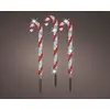Image de Deco noel, 3 Sucre D'Orge Lumineux 61 Cm