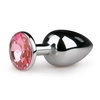 Image de EasyToys - Plug anal métallique avec diamant rose - S