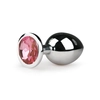 Image de EasyToys - Plug anal métallique avec diamant rose - M