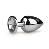 Image de EasyToys - Plug anal métallique avec diamant - 9,5 cm