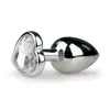 Image de EasyToys - Plug anal métallique - Diamant coeur - S