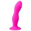 Image de Gode rose en silicone avec ventouse
