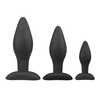 Image de EasyToys - Lot de 3 plugs anaux - Noir