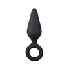 Image de EasyToys - Plug anal noir avec anneau - Small