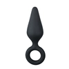 Image de EasyToys - Plug anal noir avec anneau - Medium
