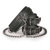 Image de Easytoys Fetish - - Collier en cuir avec menottes - Noir