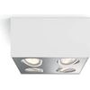 Image de Philips myliving Spot Box Warmglow Effet de variation 4-flamme, blanc