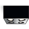 Image de Philips myliving Spot Box Warmglow Effet de variation 4-flamme, noir