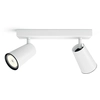 Image de Philips myliving 5057231PN, Spot d'éclairage en surface, GU10, 2 Glühbirne(n), LED, 220-240, Weiß