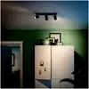 Image de Philips - Kosipo Spot 3xgu10 Indoor Ip20 In Metal Black Color 50593/30/pn 5059330pn