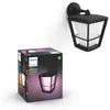 Image de Philips Hue White & Color Ambiance Applique Murale Descendante Econic En Aluminium, Noir, Fonctionne Avec Alexa, Google Assistant Et Apple Homekit