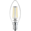 Image de Philips - Led 76307700 Led Cee F (a - G) E14 Forme De Flamme 4.3 W = 40 W Blanc Chaud (ø X L) 3.5 Cm X 9.7 Cm 1 Pc(s) A866832