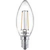 Image de Philips Ampoule flamme transparente à filament 25W B35 E14 - Neuf