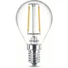 Image de Philips Ampoule à filament pour bougie, transparente 25W Ampoule à filament P45 E14