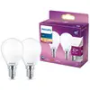Image de Philips - Led 77771500 Led Cee F (a - G) E14 Forme De Goutte 4.3 W = 40 W Blanc Chaud (ø X L) 4.5 Cm X 8.2 Cm 2 Pc(s) A860232