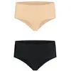 Image de Bye Bra - Invisible High Brief Nude + Black S